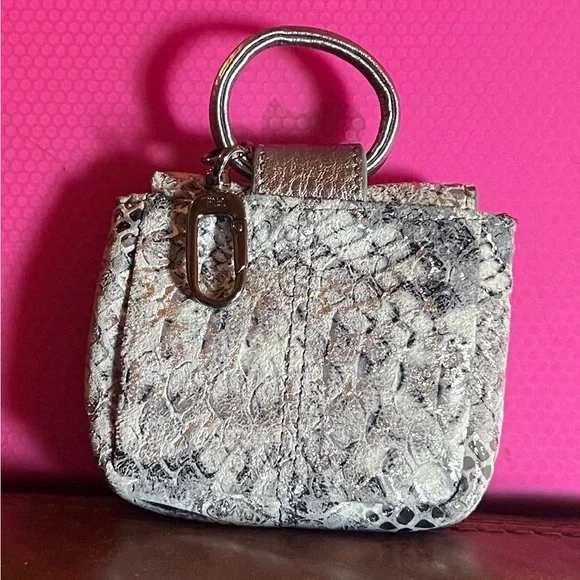 HOBO Silver Snakeskin Pattern Women's iPod Bag - Picture 2 of 2